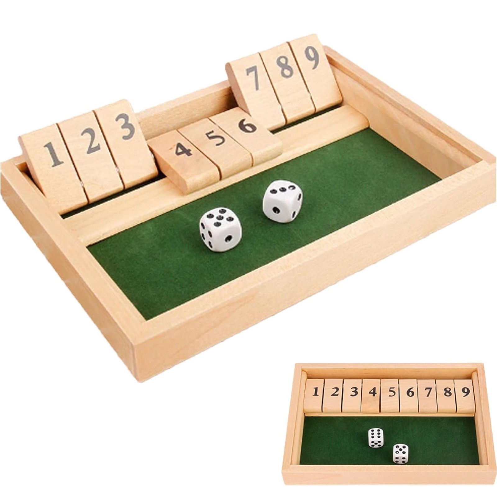 Party Games Easter For Family - Deluxe Four Sided 9 Numbers Shut