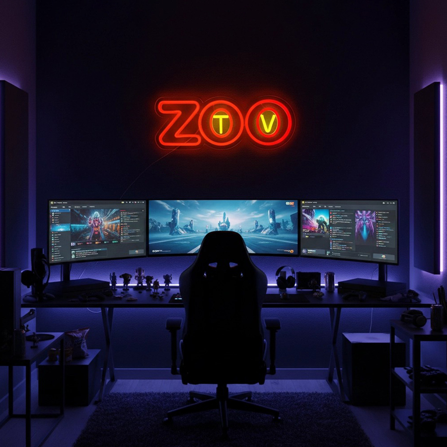 Zoo Tv Neon Sign, Led Letter I - Zoo Party Games review and price