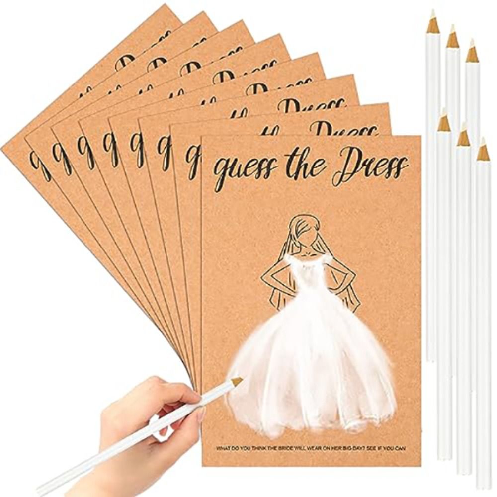 10Pcs Guess The Dress Bridal S - Party Games Bridal Shower review and price