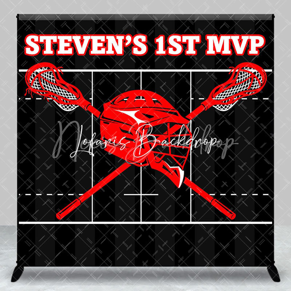 Custom Name Black Red Lacrosse - Party Games Name review and price