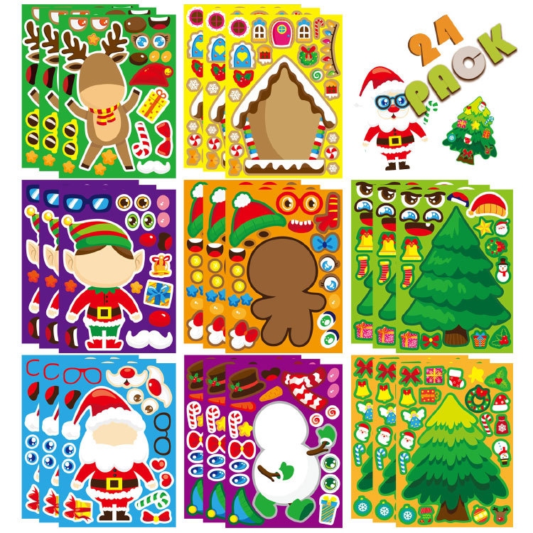 Kawaii Christmas Puzzle Sticke - Party Games Instagram review and price