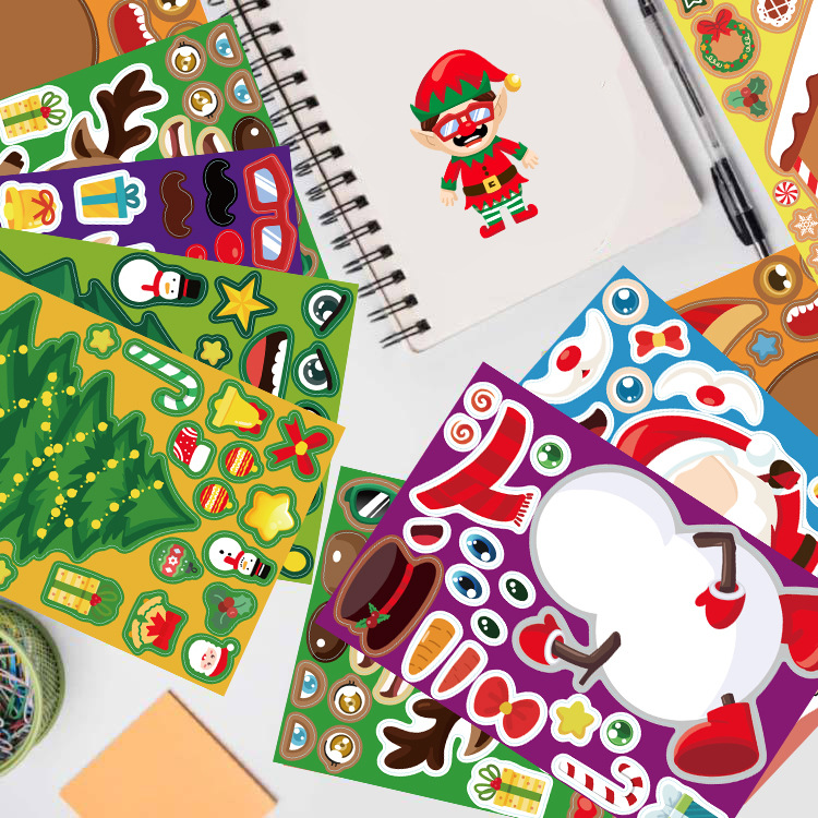 Kawaii Christmas Puzzle Sticke - Party Games Instagram review and price
