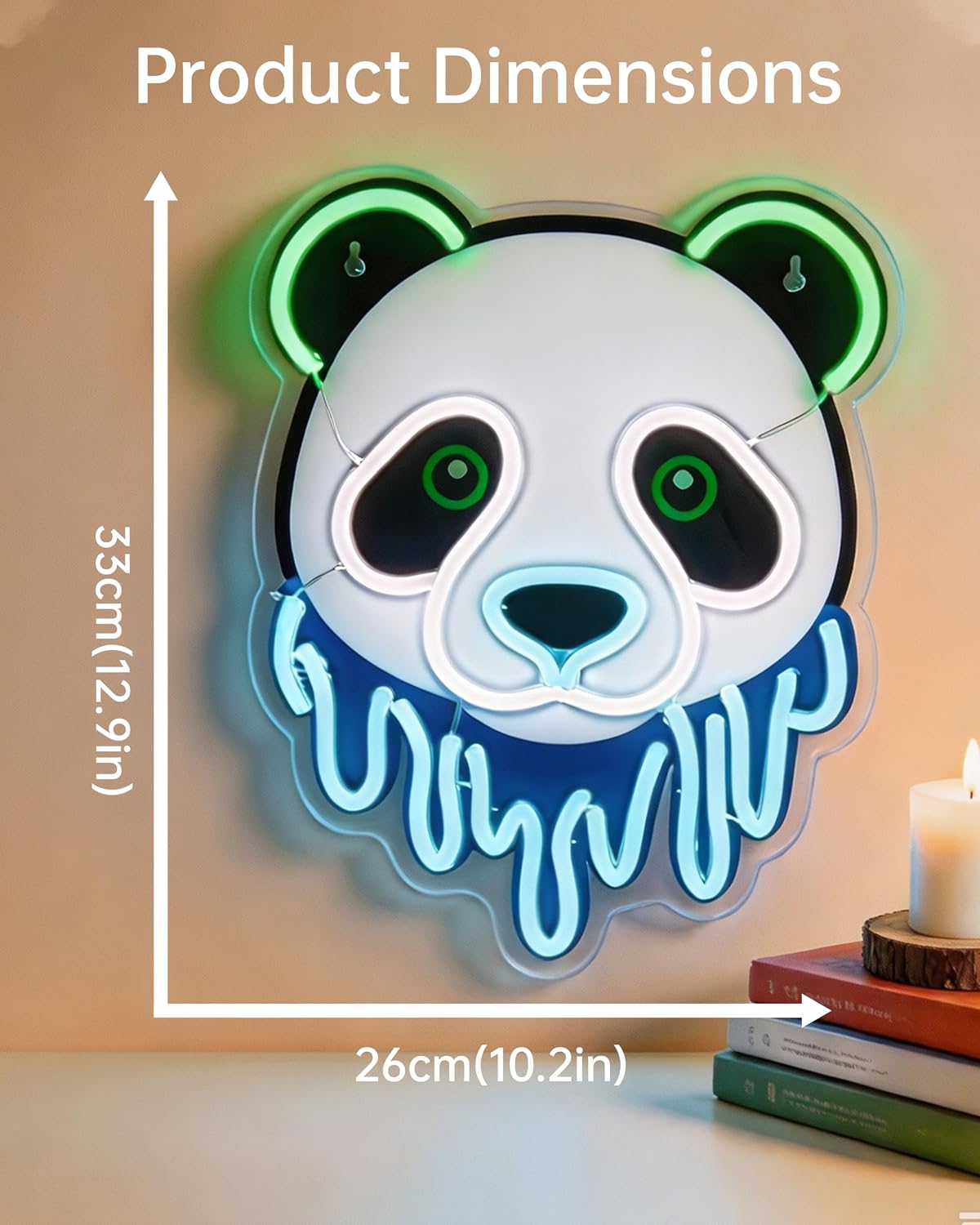 Panda LED Neon Sign USB Neon L - Zoo Party Games review and price