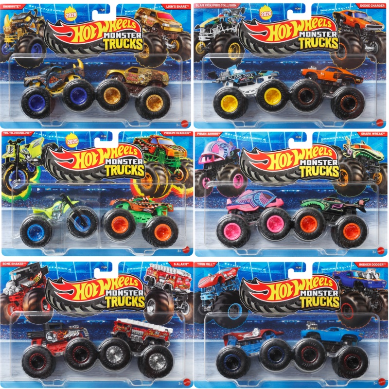 2026 Hot Wheels Monster Trucks - Hot Wheels Car Mainline review and price
