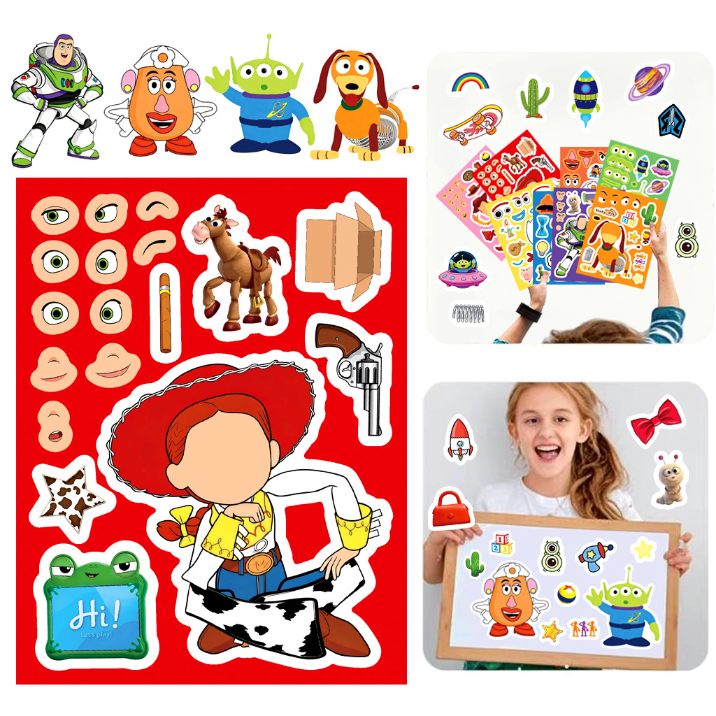 8/16Sheets Make a Face Cartoon - Party Games Cartoon review and price