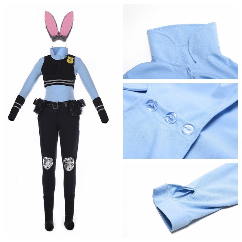 Judy Hopps Cosplay Costume for - Zootopia Party Games review and price