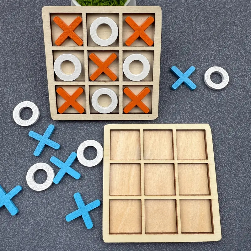 Wooden Tic Tac Toe Puzzle Game - Party Games Easter For Family review and price