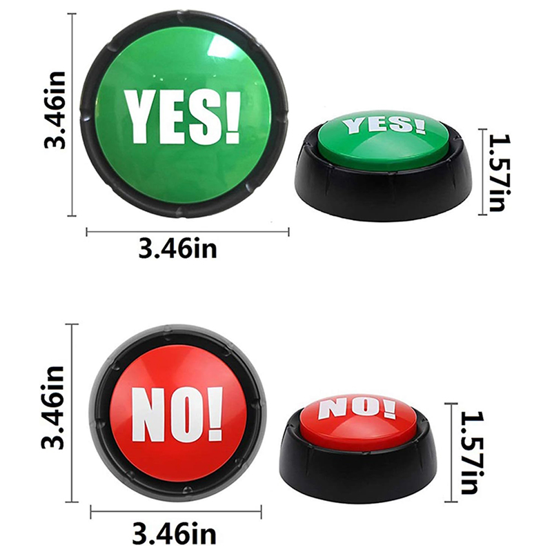 2Pcs Yes No Buzzer Buttons wit - Party Games Easter For Family review and price